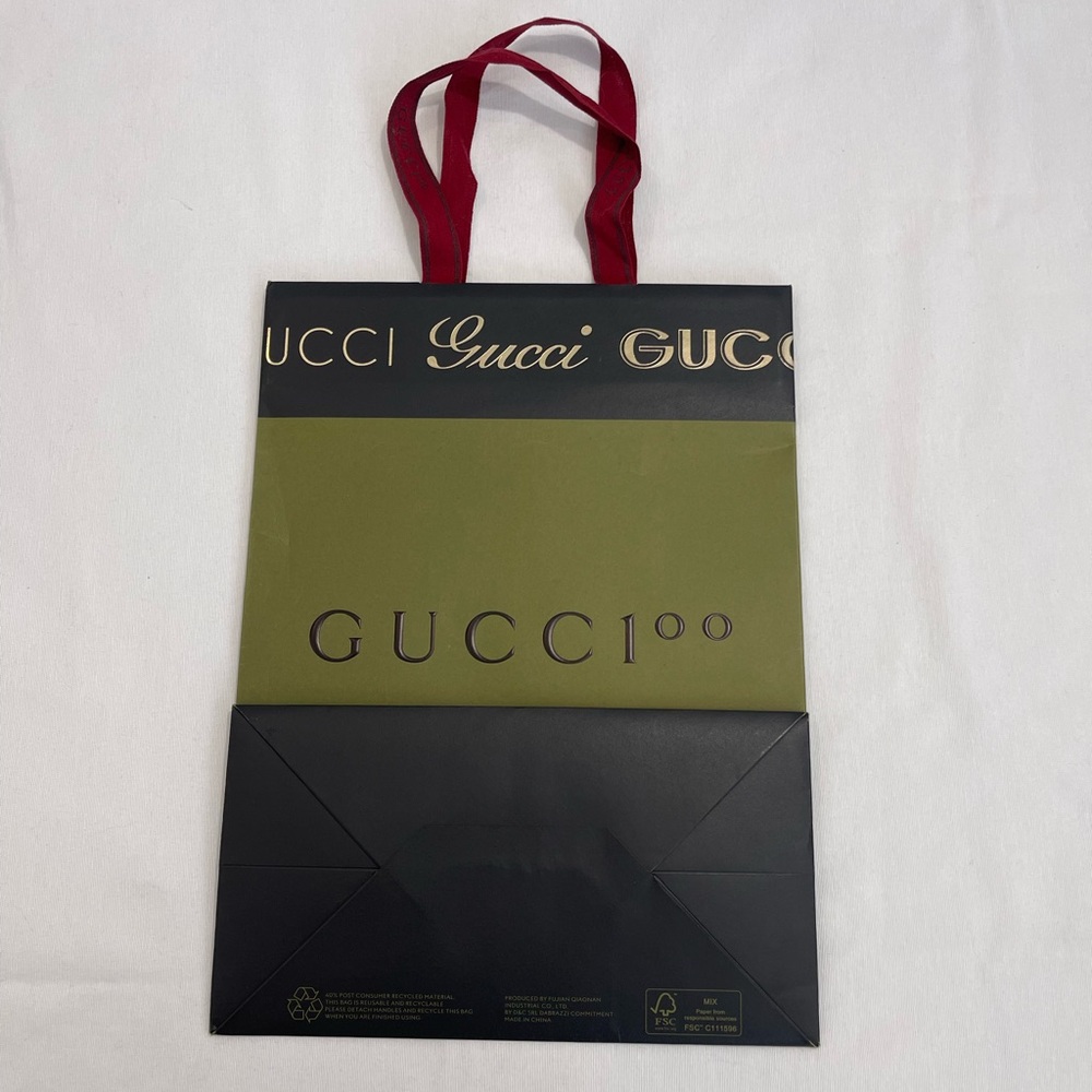 GUCCI 100 year Anniversary Gift Bag from Gucci Las Vegas - Picture 3 of 8